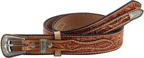 img 2 attached to 🤠 Western Ranger Leather with Striking Embossed Stitching