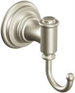 🛁 moen dn9103bn ellsworth robe hook in brushed nickel: enhancing your bathroom décor logo