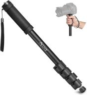 📸 acuvar 62-inch monopod with safety strap and 4-section extending pole – ideal for digital cameras, dslr, mirrorless, compact cameras logo