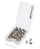 🔒 shapenty 50pcs/25pairs stainless steel earnuts clutches: the perfect safety backs for earring security and jewelry making (4.5 x 5 mm) logo