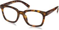 👓 peepers by peeperspecs women's blue light blocking reading glasses, tortoise, 49 + 1.25 - maximizing style and functionality logo