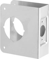 🔒 defender security u 9553 lock &amp; door reinforcer, stainless steel, recessed, 2-1/8 in. x 2-3/8 in. x 1-3/4 in. логотип