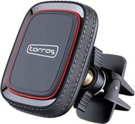 📱 torras magnetic car phone holder mount: the ultimate anti-shake air vent cell phone mount compatible with iphone, samsung, and all smartphones logo