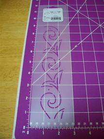 img 1 attached to Quilting Creations Nordic Scroll Stencil