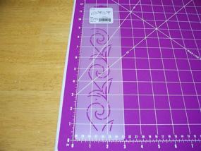 img 2 attached to Quilting Creations Nordic Scroll Stencil