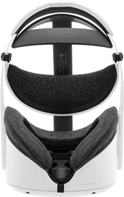 img 1 attached to 🎯 Enhanced Headband Pad for Oculus Quest 2 Elite Strap - Optimize Comfort and Pressure Reduction