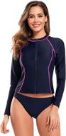 shekini womens sleeve swimsuit protection logo