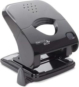 img 4 attached to 🖤 Rapesco ECO X5-30ps Effortless 2 Hole Punch, 30 Sheet Capacity, Black