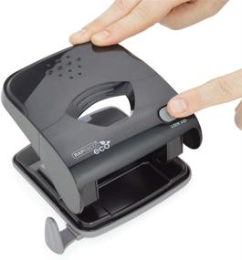 img 2 attached to 🖤 Rapesco ECO X5-30ps Effortless 2 Hole Punch, 30 Sheet Capacity, Black