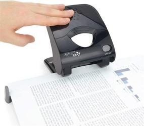 img 3 attached to 🖤 Rapesco ECO X5-30ps Effortless 2 Hole Punch, 30 Sheet Capacity, Black