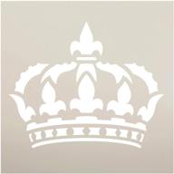 👑 studior12's queens crown art stencil - elegant stcl1126 for creative projects (9"x9") logo