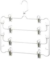 👗 organize your closet with the whitmor plastic 4 tier skirt hanger логотип