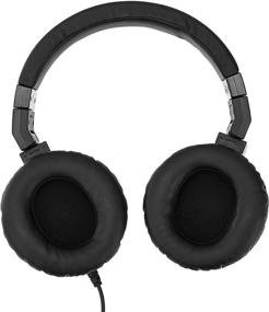 img 2 attached to High-Quality Studio Monitor Headphones by Amazon Basics - Black