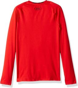 img 2 attached to 👕 Under Armour Boys Long Sleeve (Big Kids): Comfortable & Stylish Athletic Apparel for Active Boys