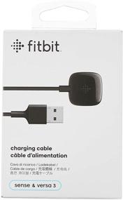 img 2 attached to Official Fitbit Sense and Versa 3 Charging Cable: Stay Powered Up with this High-Quality Fitbit Product