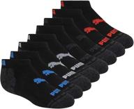 🧦 premium comfort: puma kids' 8 pack low cut socks for all-day wear logo