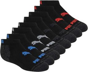 img 4 attached to 🧦 Premium Comfort: PUMA Kids' 8 Pack Low Cut Socks for All-Day Wear