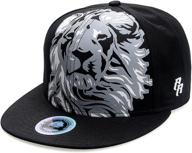 riorex fashion baseball cap for men - hip hop caps with animal embroidery, adjustable leather belt strapback logo