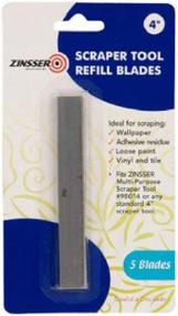 img 1 attached to 🔪 Zinsser 98015 4-Inch Scraper Refill Blades: Top-Rated Replacement Blades for Effortless Scraping