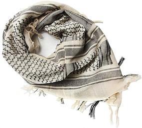 img 2 attached to 🧣 Men's Accessories: Military Style Shemagh Scarf for Tactical Desert Keffiyeh