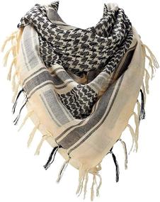 img 1 attached to 🧣 Men's Accessories: Military Style Shemagh Scarf for Tactical Desert Keffiyeh
