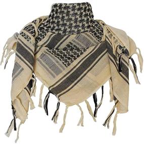 img 3 attached to 🧣 Men's Accessories: Military Style Shemagh Scarf for Tactical Desert Keffiyeh