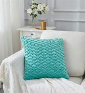 🛏️ обложка для подушки cassiel velvet quilted - подушка для постельного белья для подростковых кроватей для общежития 18x18" - улучшенный seo. логотип