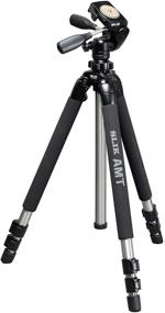 img 4 attached to SLIK Pro 700 DX Tripod: Titanium with 700DX 3-Way Pan-and-Tilt Head – Ultimate Stability for Professional Photography