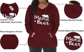 img 2 attached to Hoodies Women Casual Pullover Sweatshirts