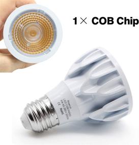img 2 attached to PAR20 LED Bulb 3000K Soft White Non-Dimmable 8W (75 Watts Equivalent) E26 Medium Base COB Spot Light 24° Beam Angle High CRI (85 ) 800LM AC 85-265V Flood Lamp 2-Pack By Rowrun