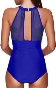 img 3 attached to Tempt Me V Neckline Monokini Swimwear Women's Clothing for Swimsuits & Cover Ups
