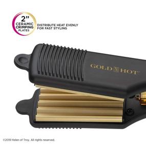 img 3 attached to 💇 Transform Your Look with the Gold N Hot Professional Ceramic 2” Hair Crimper Iron