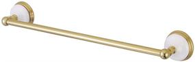img 4 attached to Enhance Your Bathroom Décor with Kingston Brass BA1111PB Victorian 24-Inch Towel Bar, Polished Brass