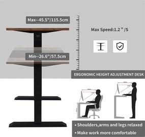 img 1 attached to Agreatca Electric Adjustable Workstation Management Furniture