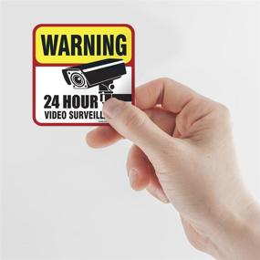 img 2 attached to 📹 Premium Video Surveillance Decal: High-Quality Adhesive Vinyl for Enhanced Security