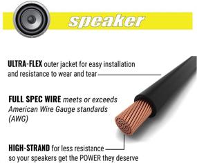 img 1 attached to 🔊 Автомобильный провод Carwires 16-AWG с высоким содержанием меди и 50 футов (15,24 м) длиной | True Spec, мягкий кабель с положительными отметками | Идеально подходит для установки аудиосистем в автомобиль (SW1600-50)