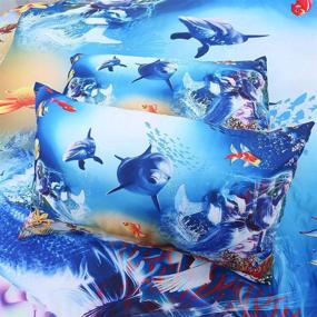 img 3 attached to Guidear Underwater Children Pillowcases Microfiber