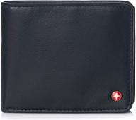 👔 premium alpine swiss leather capacity divided men's accessories: organize and elevate your style logo