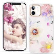 iphone 12/12 pro case for women girls with screen protector logo