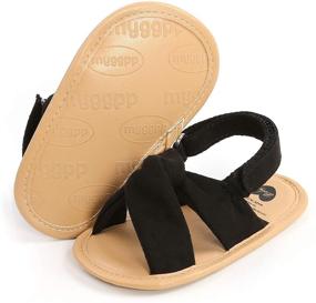 img 4 attached to RVROVIC Sandals Lightweight Anti Slip Prewalker Apparel & Accessories Baby Girls