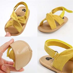 img 2 attached to RVROVIC Sandals Lightweight Anti Slip Prewalker Apparel & Accessories Baby Girls