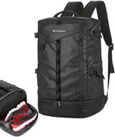 🎒 water resistant mouteenoo travel backpack with compartment logo