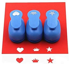 img 2 attached to CADY Crafts Punch Set 5/8-Inch Paper Punches 3Pcs/Set (Heart Crafting