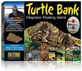 img 3 attached to Magnetic Floating Island for Aquatic Turtle Terrariums: Introducing the Exo Terra Turtle Bank!