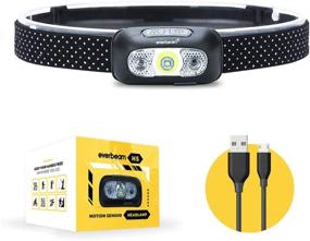 img 4 attached to 💡 Everbeam H5 LED Rechargeable Headlamp: Motion Sensor Control, 500 Lumen Brightness, 24 Hour Runtime