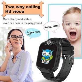 img 1 attached to 🎁 HuaWise Kids Smartwatch with Waterproof, Quick Dial, SOS Call, Camera, Music Player, and SD Card - Ideal Birthday Gift Game Watch for Boys and Girls