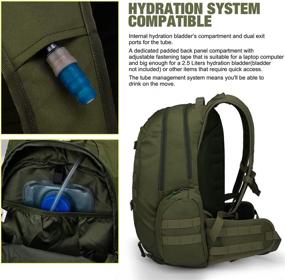 img 1 attached to Mardingtop Tactical Backpacks Daypacks Traveling Outdoor Recreation and Camping & Hiking