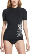 tsla womens sleeve shirts swimsuit sports & fitness for water sports logo