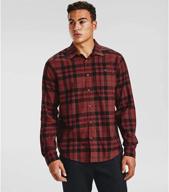 under armour tradesman flannel league men's clothing in active logo