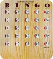 🔳 mr chips tan slide bingo cards - jam-proof fingertip sliding windows style логотип